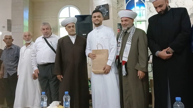 حفل ختم الدورة القرآنية الصيفية في مسجدي ( الإمام علي بن أبي طالب رضي الله عنه والقدس ) في البداوي