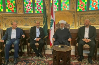 وفد حماس برئاسة أبو مرزوق يلتقي الأمن العام اللبناني ومفتي الجمهورية والجماعة الإسلامية: