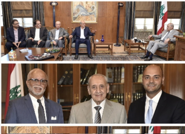 بري عرض مع وفد "الجبهة  الشعبية" الاوضاع في عين الحلوة