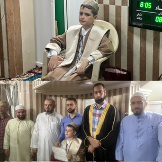 حفل تكريم أصغر حافظ للقرآن في مسجد خديجة ( البداوي) *