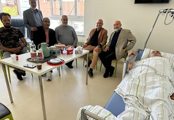 نتمنى الشفاء للحاج بهيج المجذوب - أبو عزيز في برلين