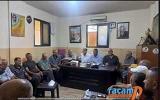 قوى التحالف الفلسطيني تتابع معالجة اشكال مخيم نهر البارد