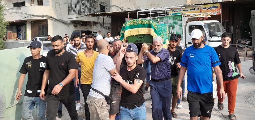 بالصور جنازة أختكم المرحومة الشابة نايفة احمد رزوق / نهر البارد