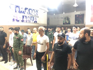 قطاع العمال بالديمقراطية ينظم لقاءاً دعماً لصمود شعبنا في غزة والضفة والقد