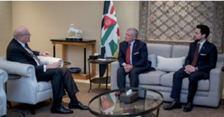 ملك الاردن يلتقي رئيس الحكومة نجيب ميقاتي