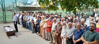 بالصور جنازة أختكم المرحومة الحاجة أم سميح الحامد / نهر البارد