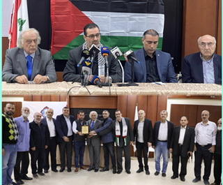 لقاء تضامني  في طرابلس مع قناة الميادين بدعوة من قوى التحالف الفلسطيني