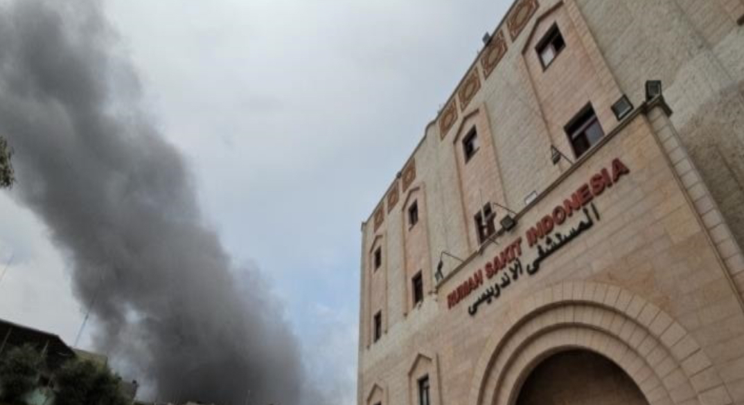 شهداء وجرحى في قصف إسرائيلي على المستشفى الإندونيسي في غزة