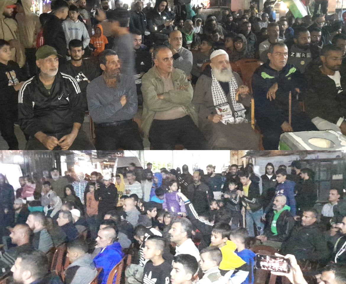 مجلس ذِكر و قراءة مولد في نهر البارد نصرة لغزة