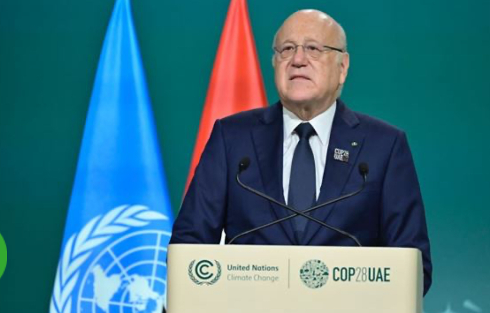 ميقاتي من قمة المناخ: لبنان يواجه عدواناً إسرائيلياً يطال البشر والحجر
