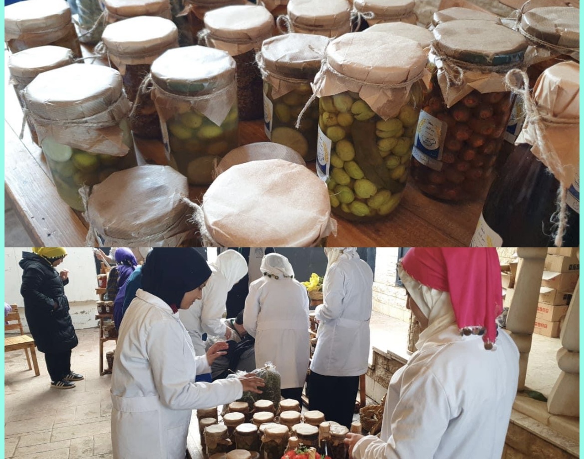 جمعية_ابداع" افتتحت معرض " مونة البيت " وخرجت المتدربات