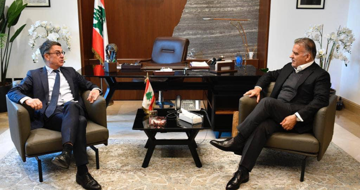 اللواء عباس إبراهيم يستقبل السفير البلجيكي في لبنان