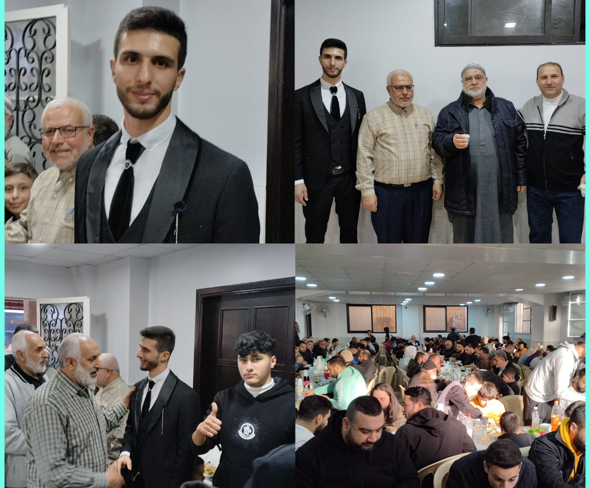 وليمة غداء لإشهار  *زفاف  الشاب بلال سمير سعد *** على كريمة  غانم ريناوي في مخيم البداوي ..