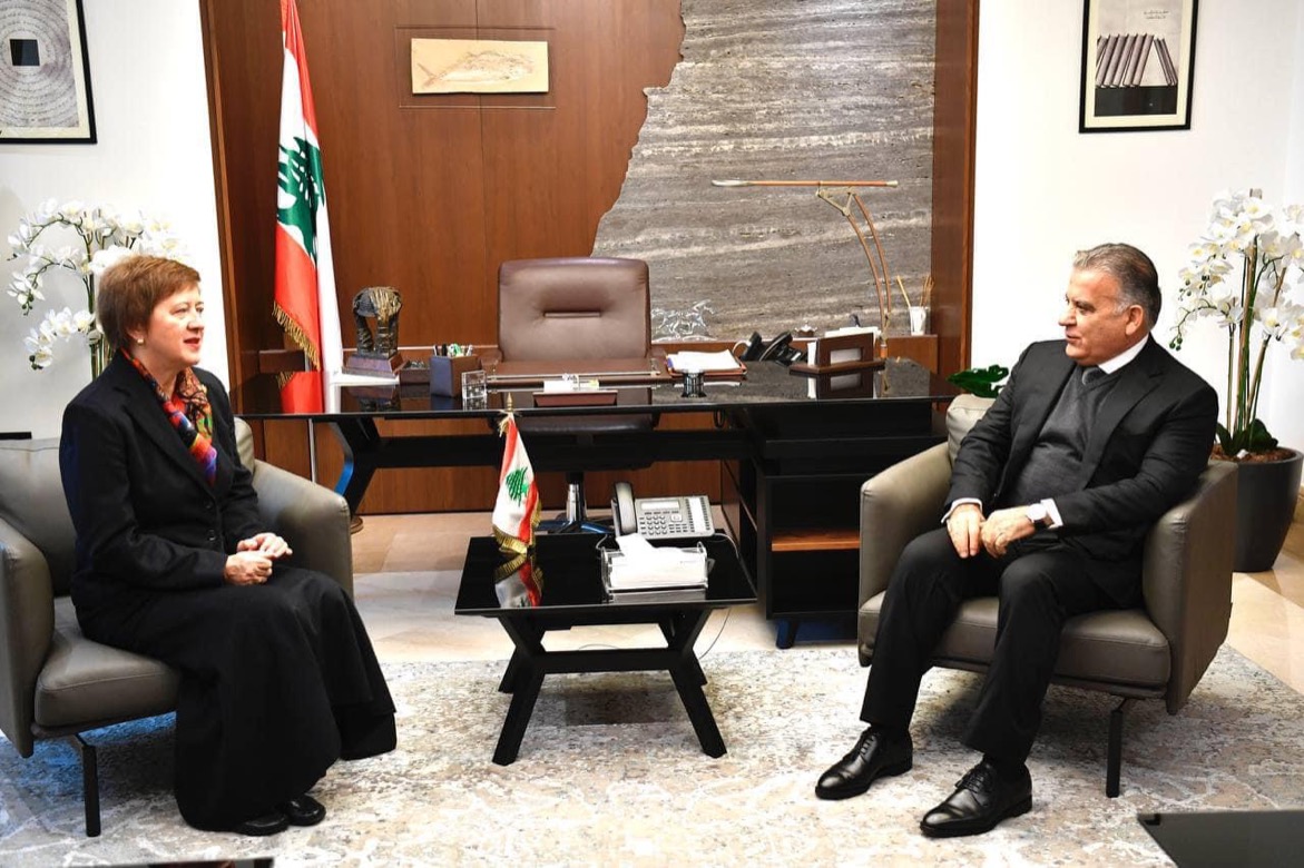 اللواء عباس ابراهيم يستقبل  المنسقة الخاصة للأمم المتحدة