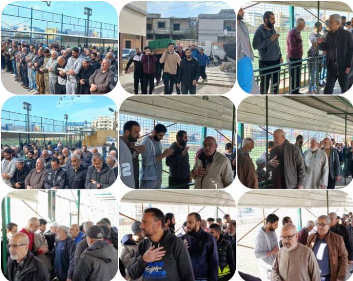 بالصور جنازة اخيكم المرحوم نور الدين حمودة "ابو العبد"/نهر البارد*