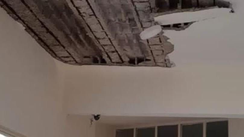 إنهيار سقف مدرسة في المنية!