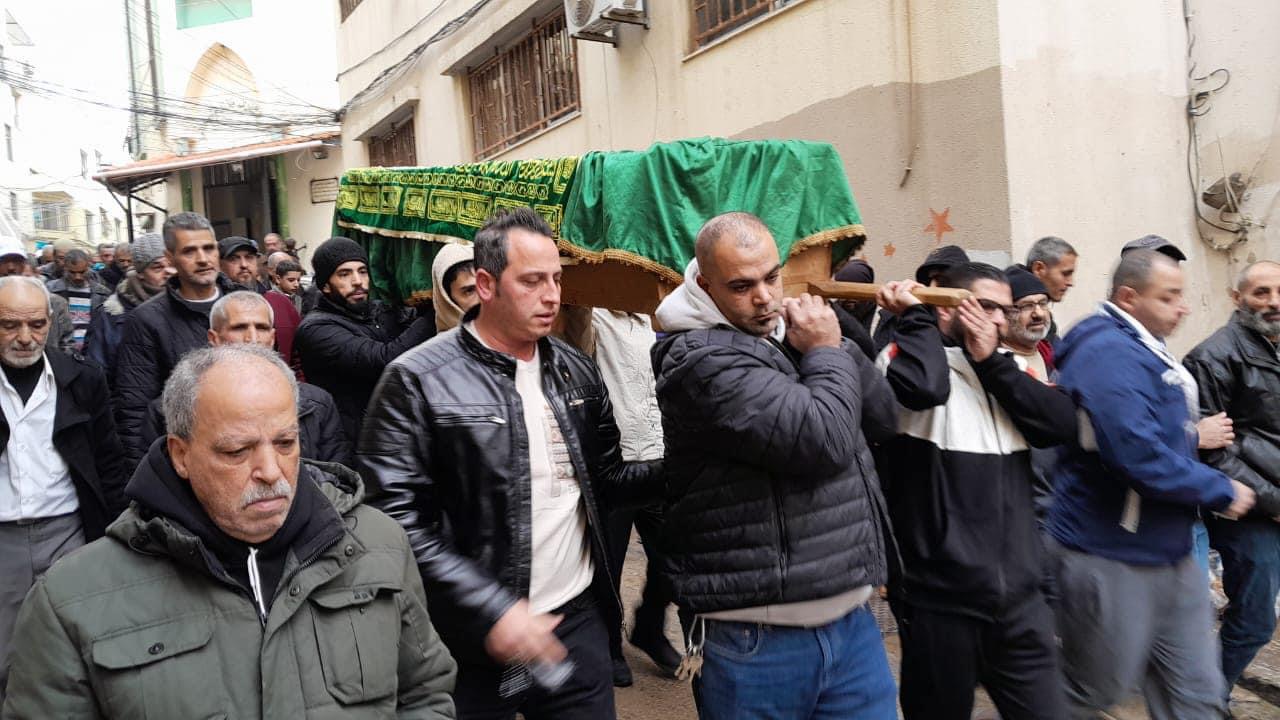 بالصور جنازة أختكم المرحومة الحاجة أم الامين شعبان / نهر البارد