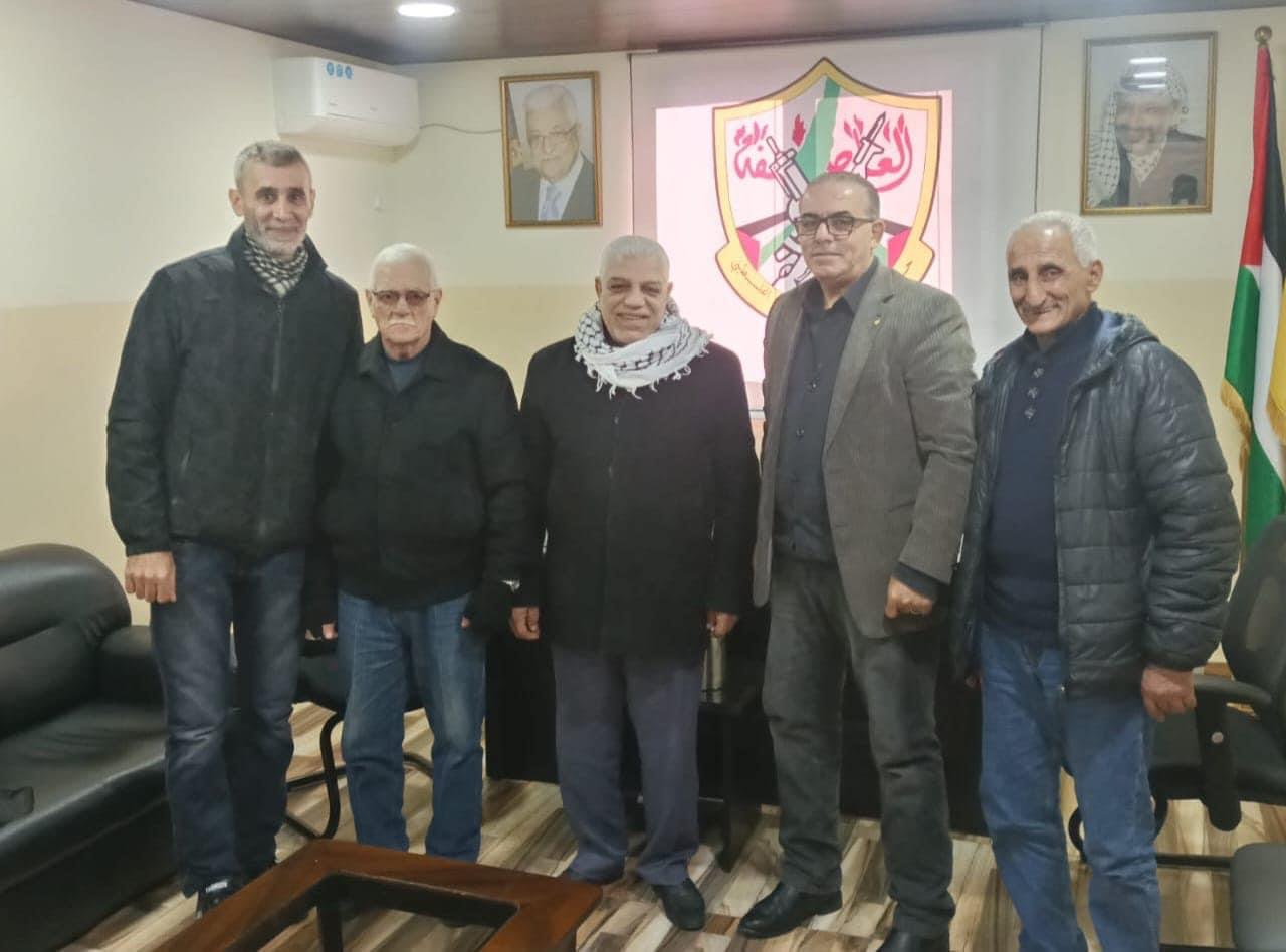 حركة "فتح" في الشمال تستقبل وفدا من إتحاد نقابات عمال فلسطين -فرع الشمال