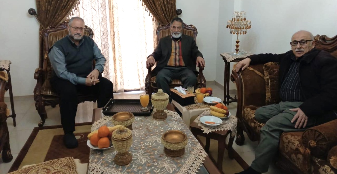 وفد مو جبهة تلنضال يلتقي رئيس اتحاد المهندسين الفلسطينيين في لبنان