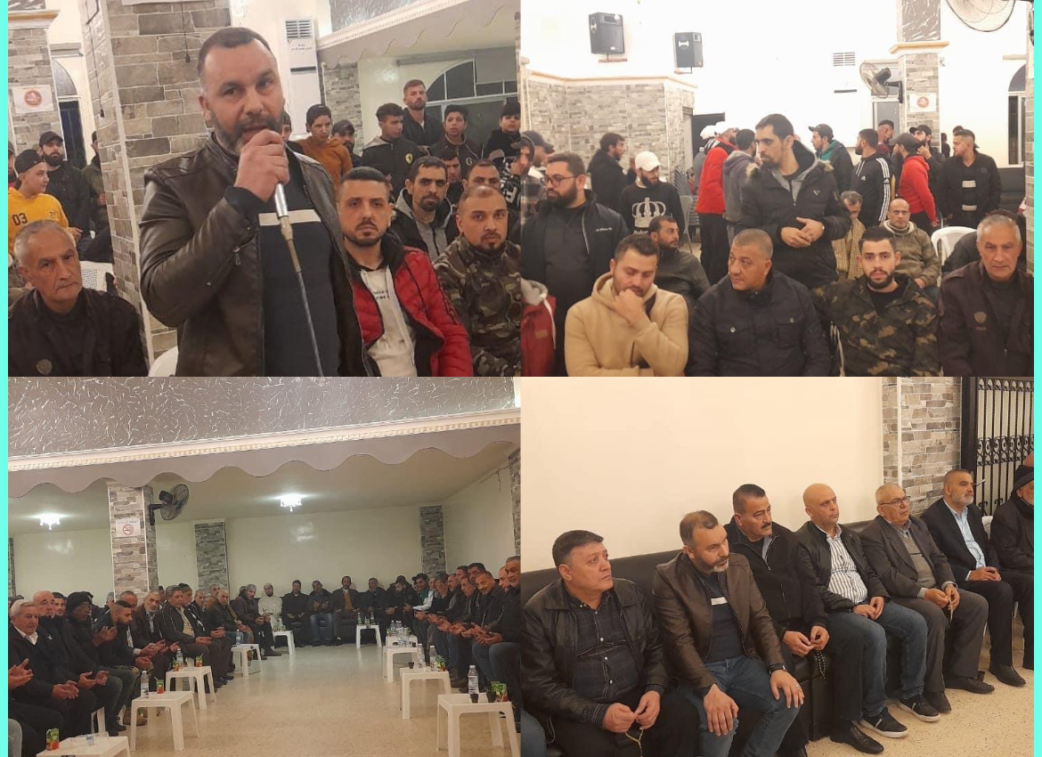 وقفه تضامنية نصرة لأهلنا في غزه مع الأخوة في وادي النحلة /البداوي