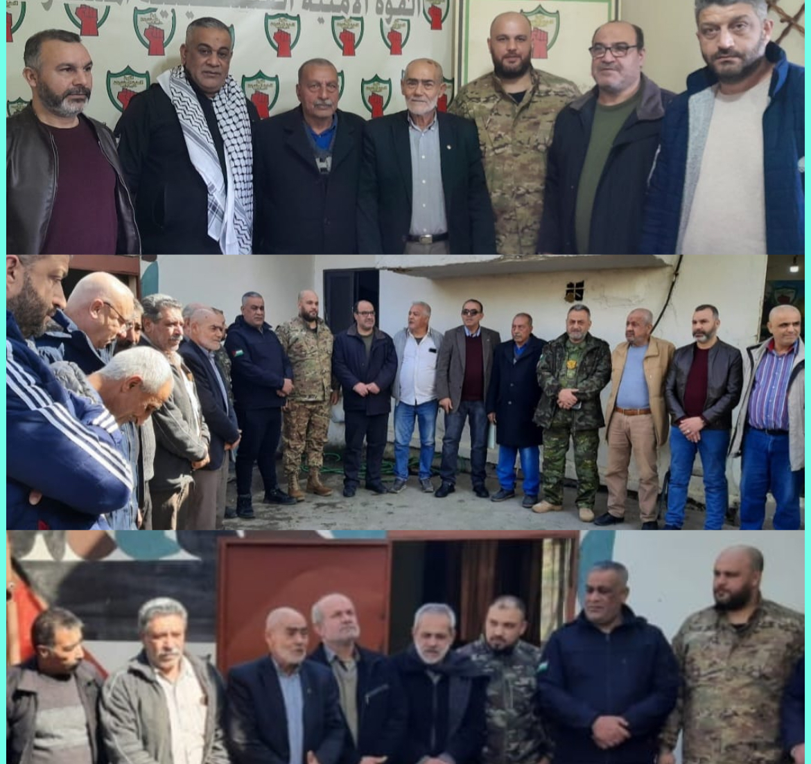 تسلّم وتسليم قيادة القوة الأمنية المشتركة في مخيم البداوي