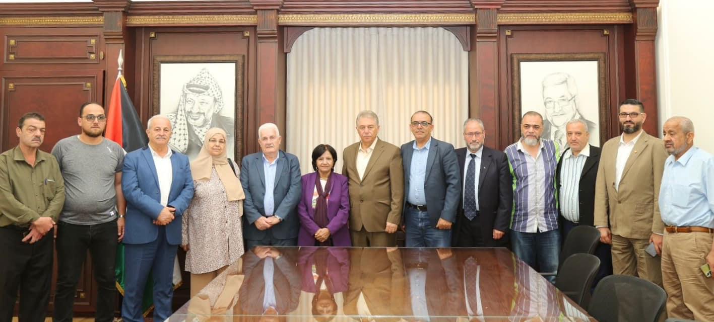 السفير دبور يلتقي قيادة حركة فتح في منطقة الشمال