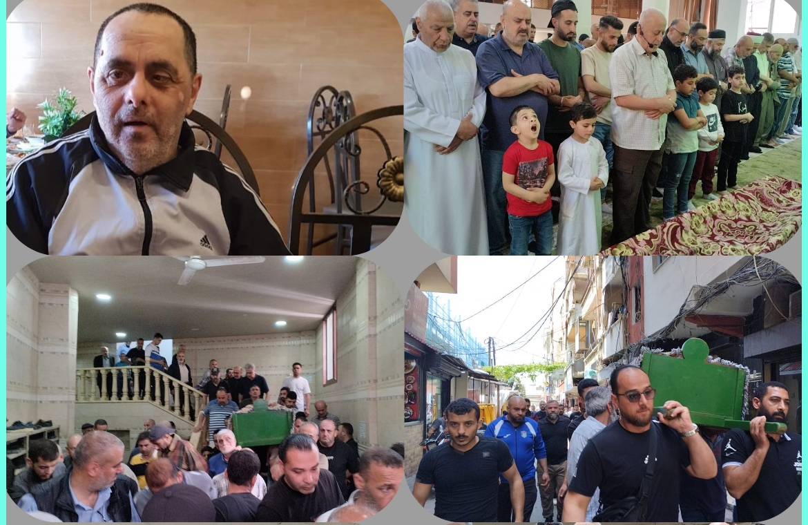 جنازة المرحوم " غسان حسن حمد/ في مخيم البداوي **