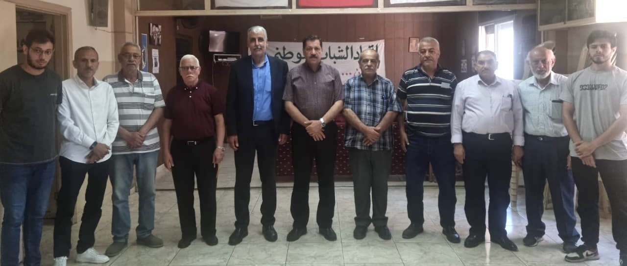 الجبهة الشعبية لتحرير فلسطين زارت المؤتمر الشعبي متضامنة*