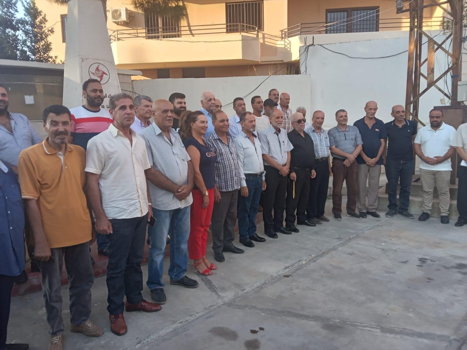 لقاء تضامني لبناني فلسطيني مع أهلنا في غزة في عكار