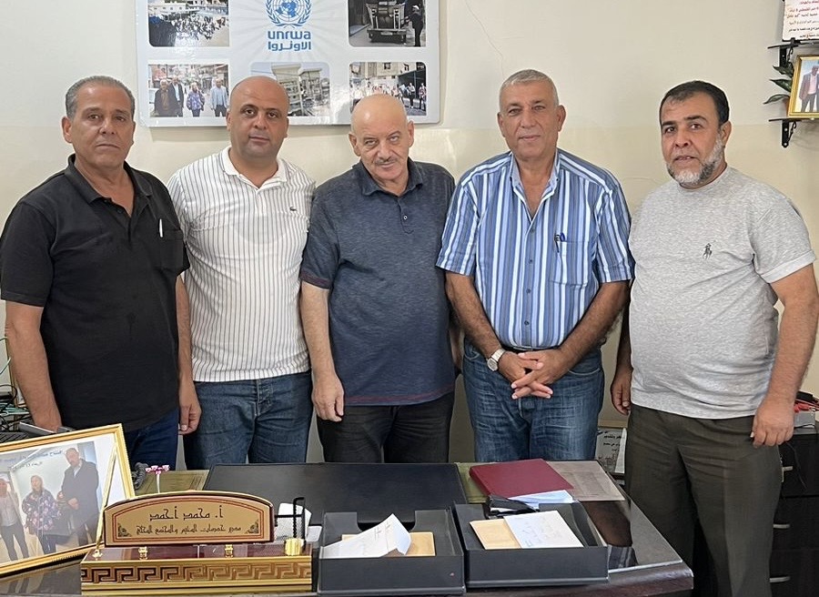 اللجان الشعبية الفلسطينية في لبنان تزور مدير خدمات الاونروا في مخيم البداوي