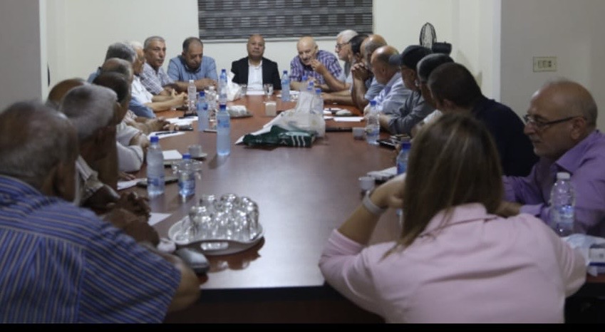 الدكتور أحمد أبو هولي يلتقي اللجان الشعبية الفلسطينية في لبنان