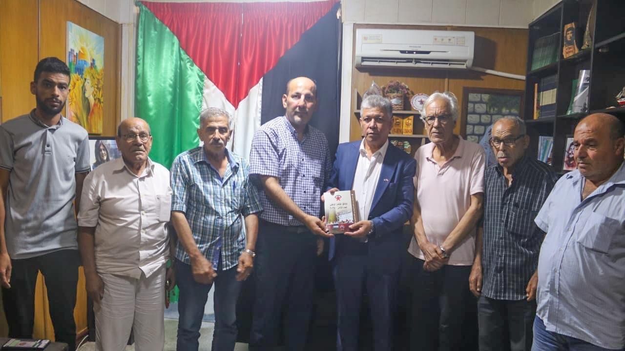 اتحاد نقابات عمال فلسطين * *يلتقي يوسف احمد