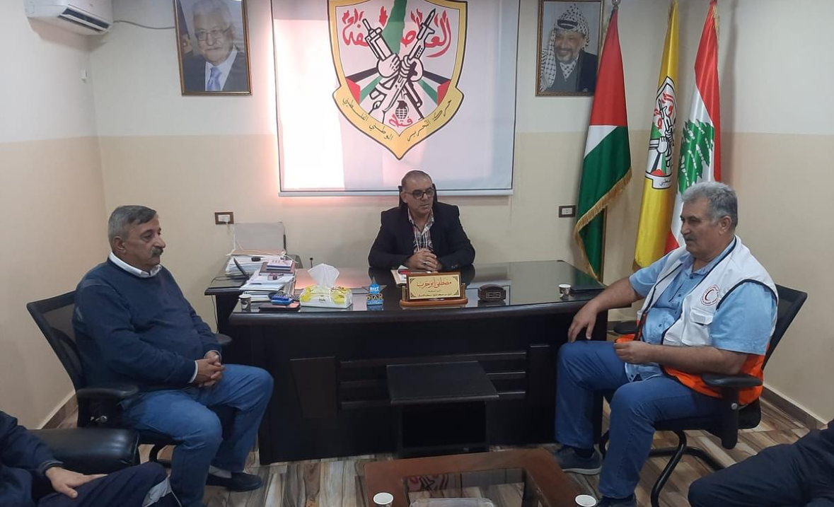 حركة "فتح" في الشمال تستقبل المدير العام لجمعية الهلال الأحمر الفلسطيني في لبنان