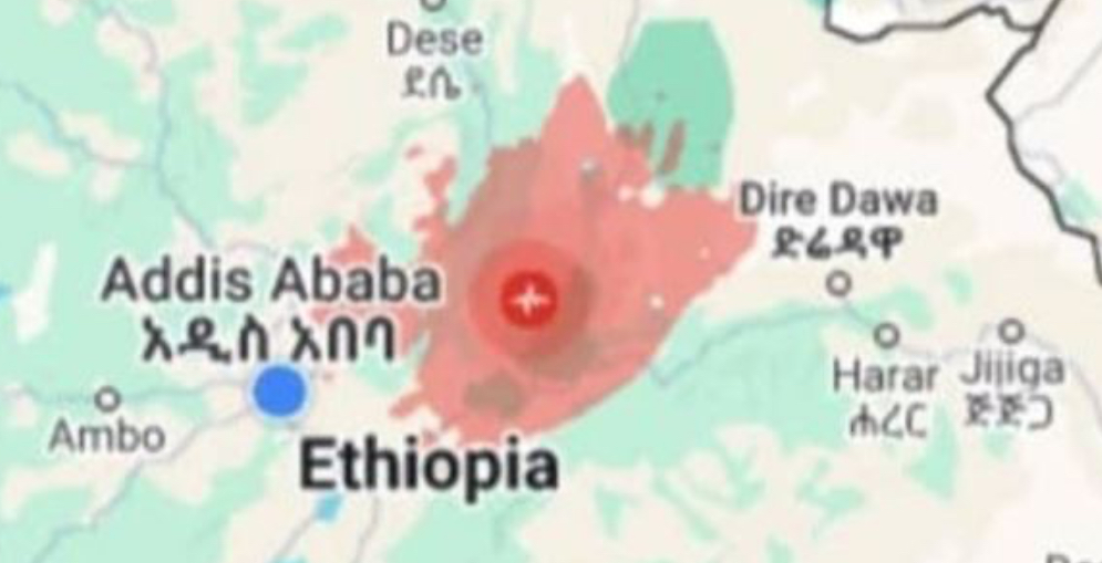 زلزال جديد يضرب إثيوبيا