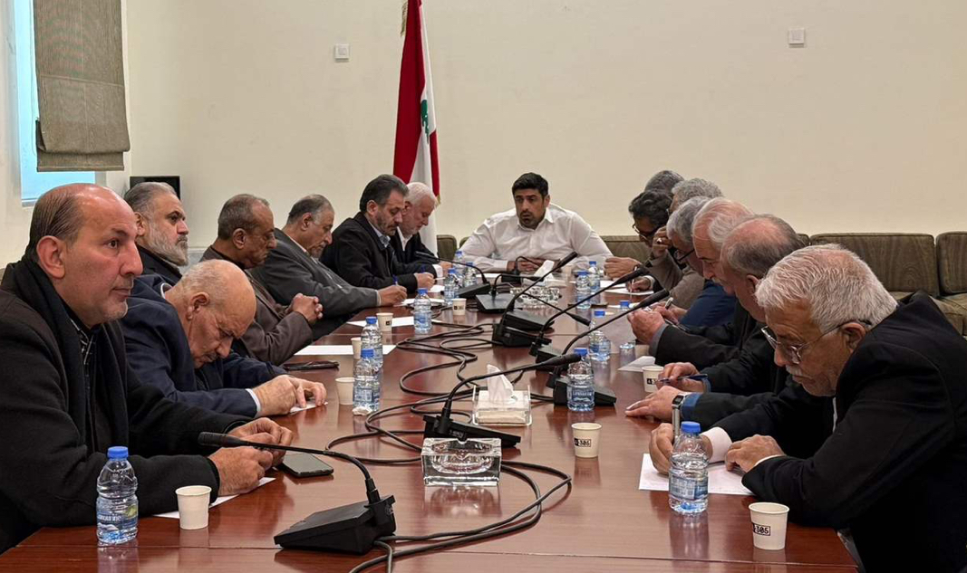 إجتماع لجنة الحوار اللبناني - الفلسطيني مع الفصائل في لبنان