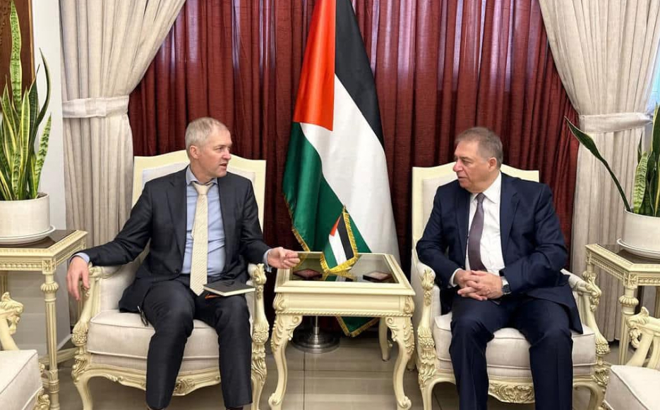 السفير دبور يستقبل السفير البلجيكي في لبنان