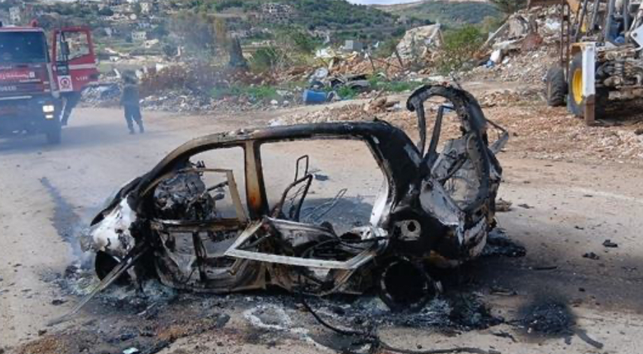 شهيدٌ باستهداف سيارة في عيتا الشعب