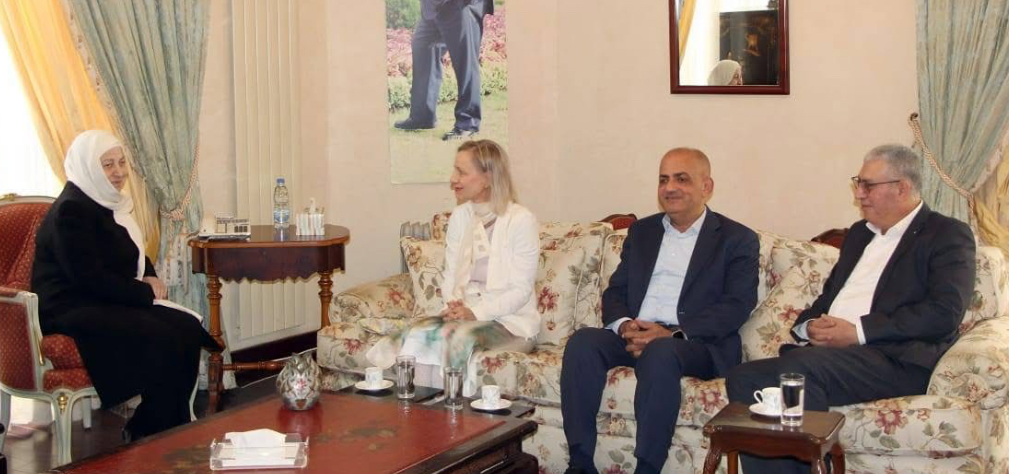 بهية الحريري التقت مديرة الأنروا في لبنان