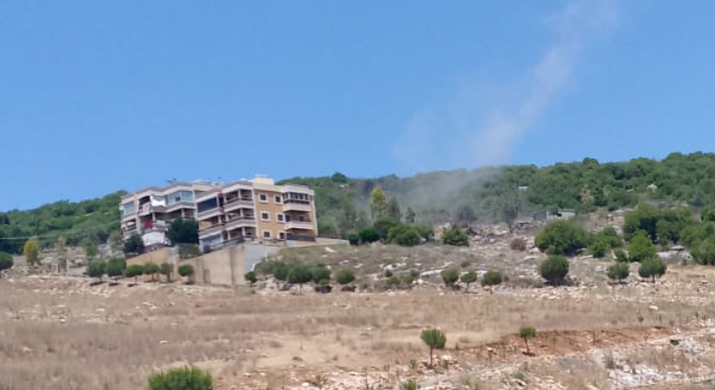 بالصور: غارة تستهدف النبطية الفوقا