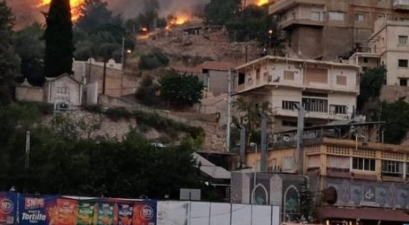 في وادي العرائش... زحلة تشتعل والنيران تقترب من المنازل!