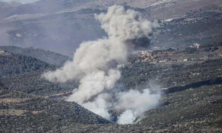 غارات إسرائيلية على مبنيين في بلدة سحمر جنوبي لبنان- (فيديو)