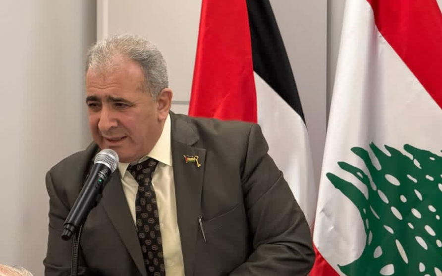 السفير الاسعد يعقد لقاء موسعاً لبحث اوضاع ابناء شعبنا في لبنان