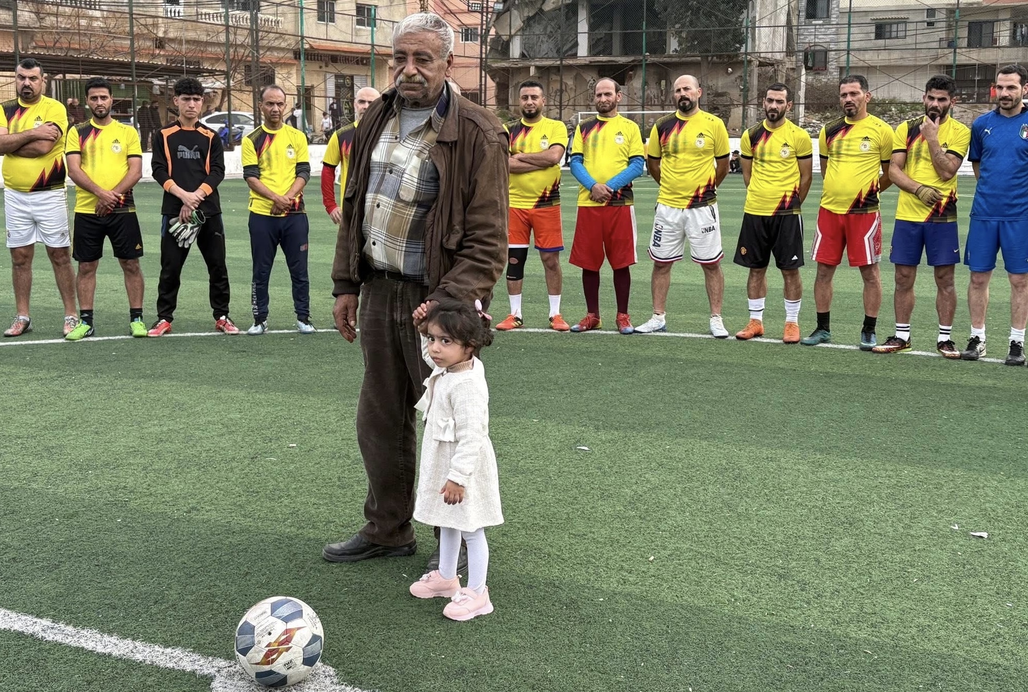 مباراة تكريمية في نهر البارد  للذكرى  السنوية الأولى لارتقاء أضاء محمد السبعيني