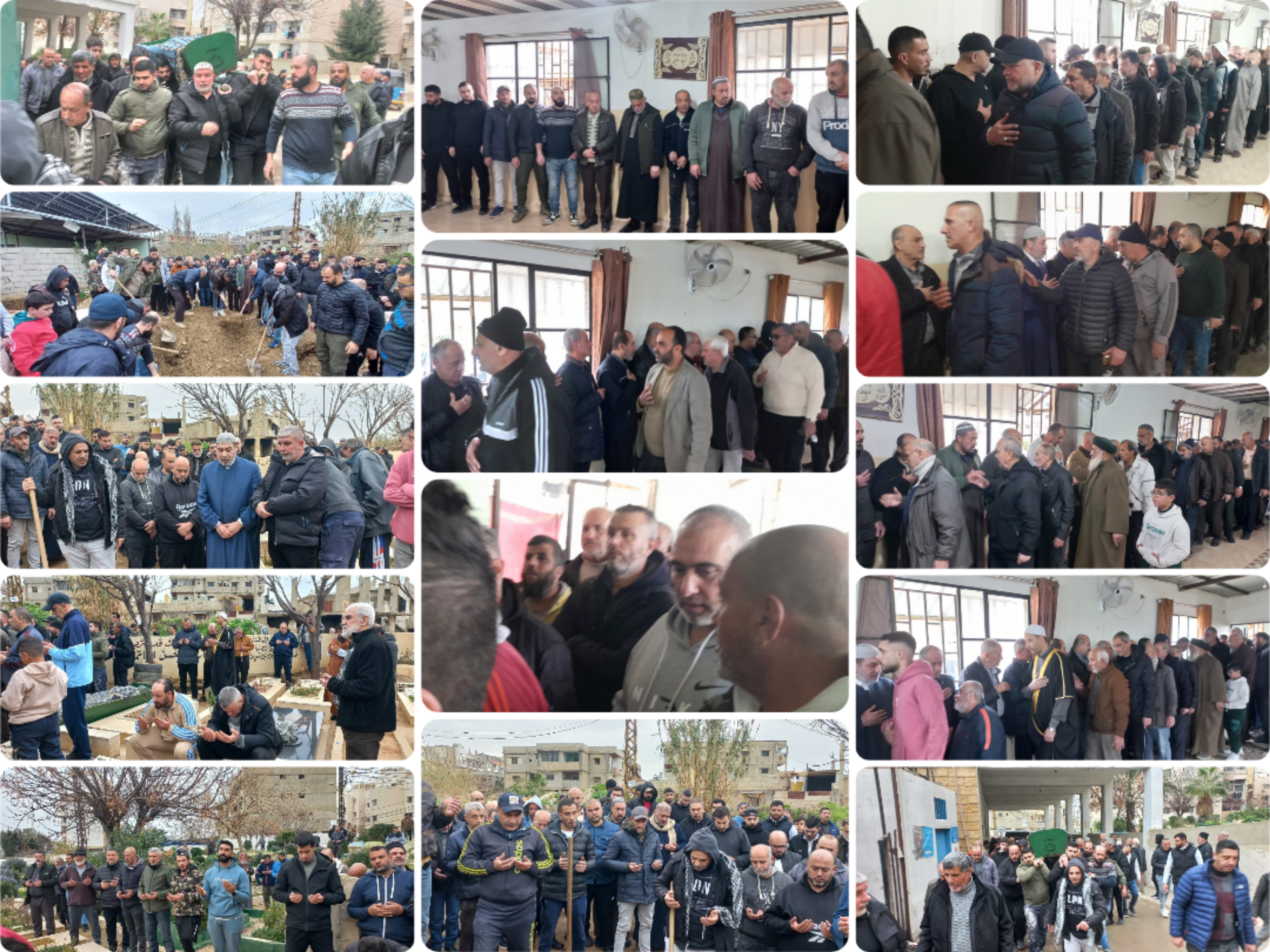 بالصور جنازة أختكم نسرين زاهي ربيع/ نهر البارد