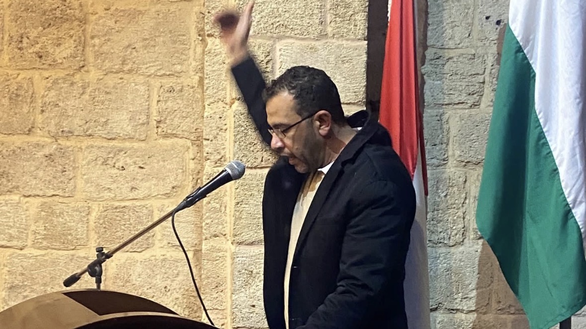 أمسية شعرية وموسيقية للشاعرين رامي ونوس وباسل عبد العال تحت عنوان :" غزة تعزف جرحها "