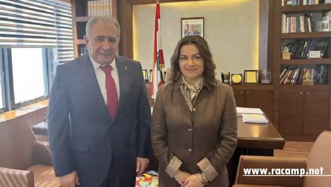 السفير  الفلسطيني  يبحث مع وزيرة الشؤون الاجتماعية حنين السيد أوضاع اللاجئين الفلسطينيين في لبنان