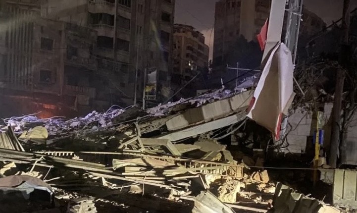 بعد إنذار سابق… غارة إسرائيلية عنيفة تستهدف الضاحية (فيديو وصورة)