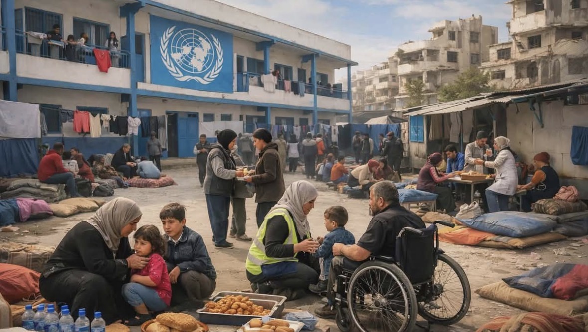 تقرير حقوقي إنساني حول أوضاع النازحين في مدارس وكالة الأمم المتحدة لإغاثة وتشغيل اللاجئين الفلسطينيين (الأونروا) في مخيم نهر البارد