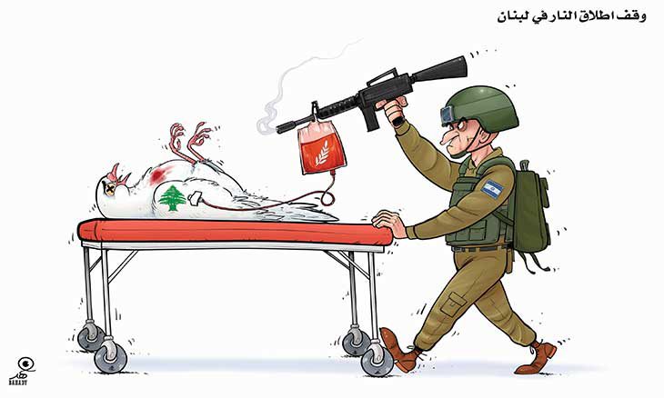 وقف اطلاق النار في لبنان