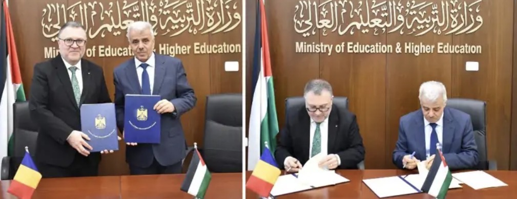 فلسطين ورومانيا توقعان اتفاقية للتعاون بمجال التعليم العالي والبحث الأكاديمي